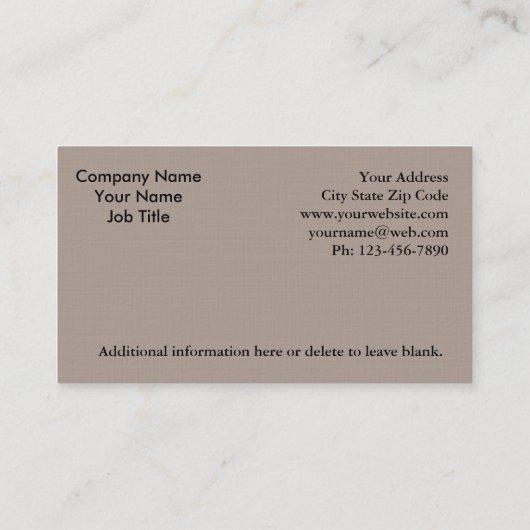 Landscaping Lawn Care Gardener Visitekaartje (Achterkant)