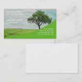 Landscaping Lawn Care Gardener Visitekaartje (Voorkant / Achterkant)