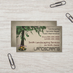 Landscaping Lawn Care Services Visitekaartje