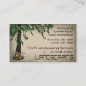 Landscaping Lawn Care Services Visitekaartje (Voorkant)