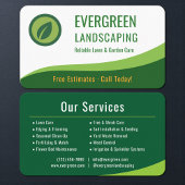 Landscaping Lawn Care Visitekaartje
