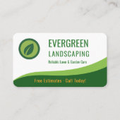 Landscaping Lawn Care Visitekaartje (Voorkant)