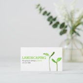 Landscaping Lawn green sprouts Visitekaartje (Staand voorkant)