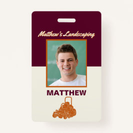 Landscaping Lawn maaien Bedrijf Naamteken ID Badge