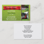 Landscaping Lawn Mower Lawn Care Visitekaartje (Voorkant / Achterkant)