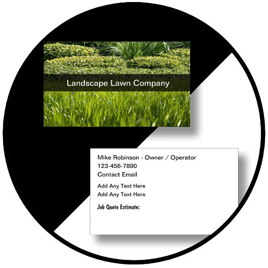 Landscaping Lawn Service Nieuwe Visitekaartjes