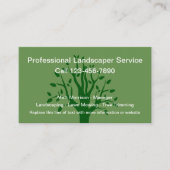 Landscaping Lawn Service Visitekaartje (Voorkant)