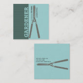 Landscaping Lawn Tuin Gereedschap Snoeien Schaar Vierkante Visitekaartje (Voorkant / Achterkant)