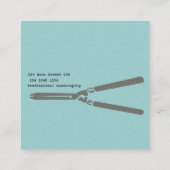 Landscaping Lawn Tuin Gereedschap Snoeien Schaar Vierkante Visitekaartje (Achterkant)