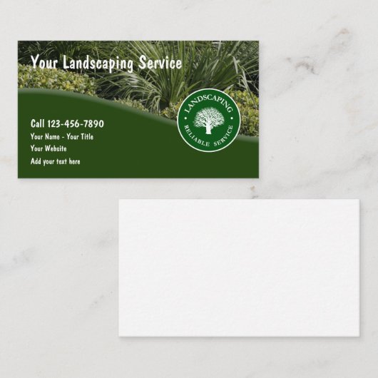 Landscaping Modern Professional Visitekaartje (Voorkant / Achterkant)