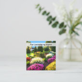 Landscaping Moderne kleurrijke Visitekaartjes (Staand voorkant)