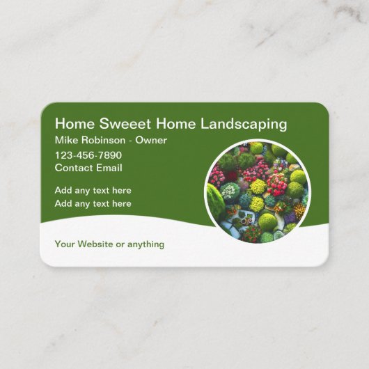 Landscaping Professional Services Visitekaartjes (Voorkant)