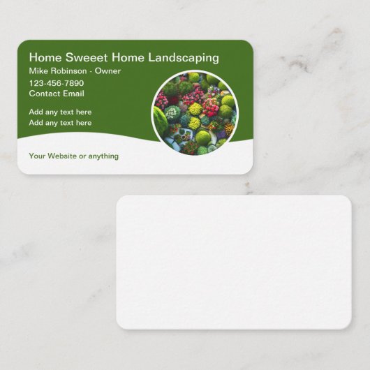 Landscaping Professional Services Visitekaartjes (Voorkant / Achterkant)
