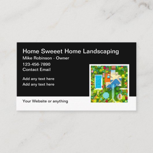 Landscaping Professional Services Visitekaartjes (Voorkant)