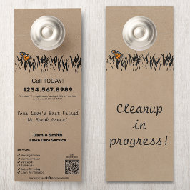 Landscaping Service Promotional Custom Deurhanger