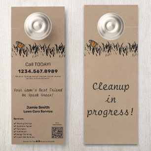 Landscaping Service Promotional Custom Deurhanger