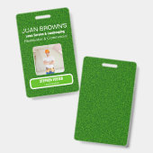 Landscaping Services | Lawn Care & Garden Design Badge (Voor- en achterkant)