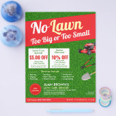 Landscaping Services | Lawn Care & Garden Design Flyer (Enkel)