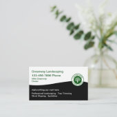 Landscaping Services Professionele Visitekaartjes (Staand voorkant)