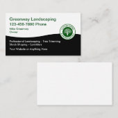Landscaping Services Simple Modern Business Cards Visitekaartje (Voorkant / Achterkant)
