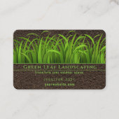 Landscaping Soil Yard Garden Service Visitekaartje (Voorkant)
