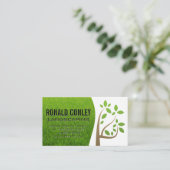 Landscaping Tree gestileerde pictogram Visitekaartje (Staand voorkant)
