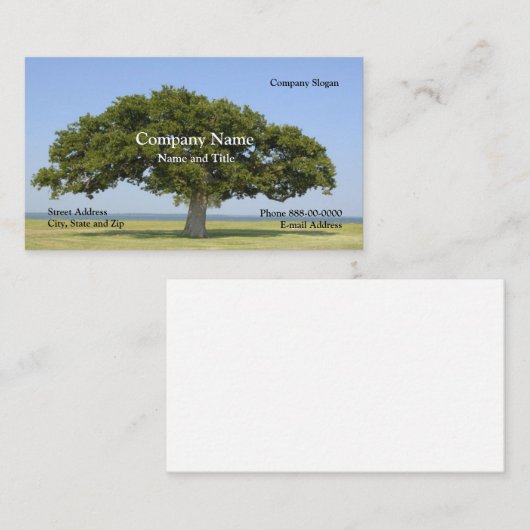 Landscaping Tree Trimmer Visitekaartje (Voorkant / Achterkant)