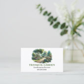 Landscaping Tuin Gazonverzorging Greenhouse Visitekaartje (Staand voorkant)