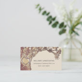 Landscaping Tuinieren Boom QR Code Visitekaartje (Staand voorkant)