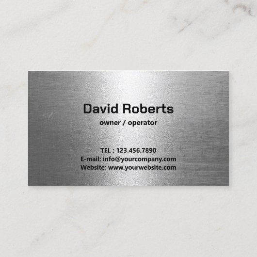 Landscaping van de graszorg Mowing Professional Me Visitekaartje (Achterkant)