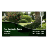Landscaping Visitekaartjes magneten (Voorkant)