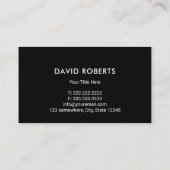 Landscaping voor graszorg Mowing Black & Red Visitekaartje (Achterkant)