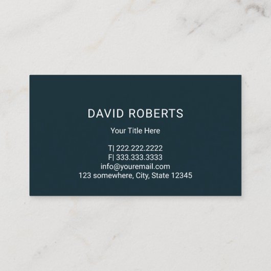 Landscaping voor graszorg Mowing Elegant Blauwgroe Visitekaartje (Achterkant)