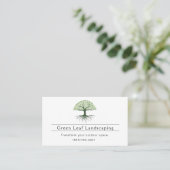 Landscaping Yard Garden Service Visitekaartje (Staand voorkant)