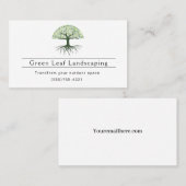 Landscaping Yard Garden Service Visitekaartje (Voorkant / Achterkant)