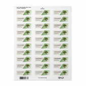 Landscaping zakelijke retouradreslabels etiket (Full Sheet)