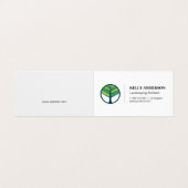 Landscapingarchitect | Dienst voor het maken van b Visitekaartje (Buitenkant ongevouwen)