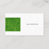 Landscapingarchitect | Gras | Boom-pictogram Visitekaartje (Achterkant)
