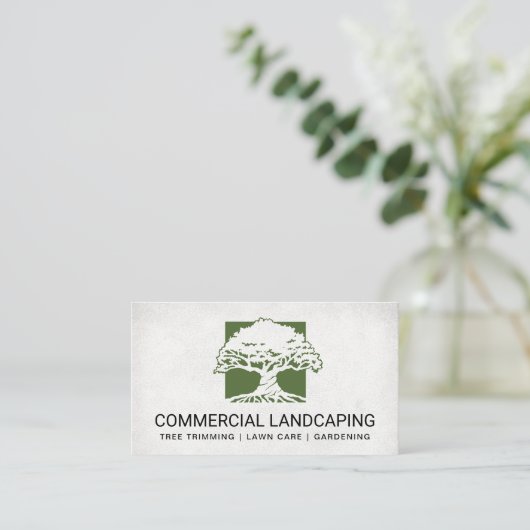 Landscapingarchitect | Grote Logo Visitekaartje (Staand voorkant)