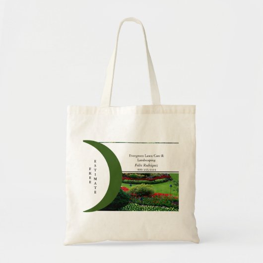 Landscapingbedrijf Adverteren Giveaway Tote Bag (Voorkant)