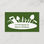 Landscapingeenvoudige moderne Visitekaartjes (Voorkant)