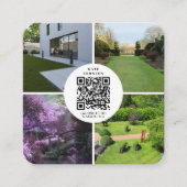 Landscapinggardening Foto QR Code Social Media Vierkante Visitekaartje (Voorkant)