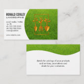 Landscapinggras | Gereedschap voor tuin Visitekaartje (Voorkant / Achterkant)