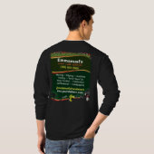 Landscapinggras met lange hoes Shirt voor graszorg (Achterkant volledig)
