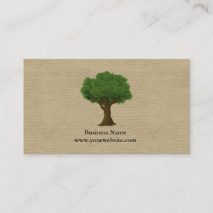 Landscapingminimalistische Groene Boomkraft (bedru Visitekaartje