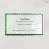 Landscapingpalmboom Tropisch Visitekaartje (Achterkant)