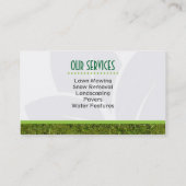 Landscapingprofessioneel Visitekaartje (Achterkant)