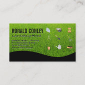 Landscapingprogramma's | Grafische achtergrond Visitekaartje (Voorkant)