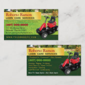 Landscapingsjabloon voor een startpakket voor zorg visitekaartje (Voorkant / Achterkant)