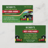 Landscapingsjabloon voor een startpakket voor zorg visitekaartje (Voorkant / Achterkant)